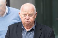 Peter Bartlett leaving the Supreme Court of WA. Photo: Michael O'Brien