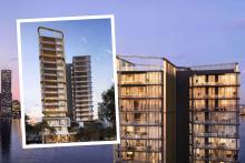 Renders of Blackburne's South Perth project. Images: MJA Studio
