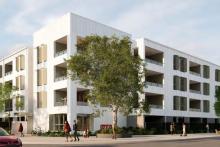 Bluerock Projects and Australian Residential Properties plans to bring build-to-rent apartments to Rockingham. Image: Rothelowman