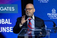 US Studies Centre chair and former ambassador to the US Arthur Sinodinos. Photo: Alan McDonald.