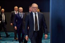 Anthony Albanese attends the memorial service. Photo: MinRes.