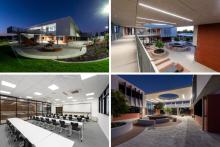 The new science and languages buildings at Duncraig Senior High School. Photos: PS Structures.
