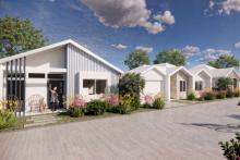 A render of the proposed lifestyle resort in Two Rocks. Image: Richard Hammond Architect via DAP documents