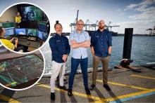 Greenroom cofounders Harry Hubbert (left), Zac Pullen and James Keane.