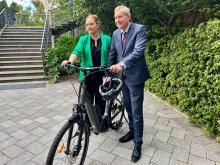 Jessica Stojkovski and Reece Whitby