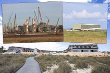 Perdaman's Project Ceres, the Kimberley Cotton Gin, and TAC's Coral Bay resort redevelopment. Photos: Tom Zaunmayr