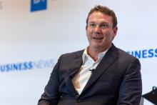 Paul Blackburne at the Business News 2026 Leaders Summit. Photo: Matt Jelonek