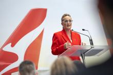 Vanessa Hudson delivers the group’s first-half performance.