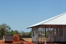 A house under construction in Broome. Photo: Tom Zaunmayr