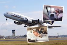 The Airbus A380 is the flagship of the Singapore Airlines fleet.