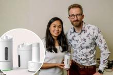 Earflo founders Dr Intan Oldakowska and Dr Matthew Oldakowski. Photos: Earflo.