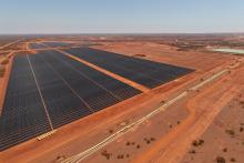 Fortescue's Cloudbreak solar farm. Photo: Fortescue