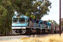 The Kwinana Triangle connects to CBH's rail loop. Photo: Tom Zaunmayr