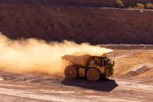 Caterpillar electric haul truck in operation at Jimblebar. Photo: Tom Zaunmayr