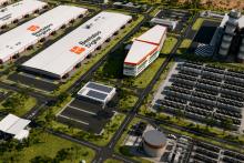 Beetaloo illustration of data centre and gas power plant Weddell NT BNBWA