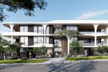 A render of The Gardens - Stage 2 in Nedlands. Image: Hillam Architects via DAP document