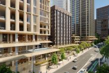 An updated render of GDI's Mill Green precinct. Image: GDI