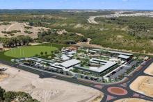 A render of the proposed Yanchep East primary school. Image: Department of Education