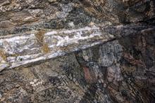 Aguia Resources Santa Barbara mineralized Vein1 in exploratory tunnel BNBWA